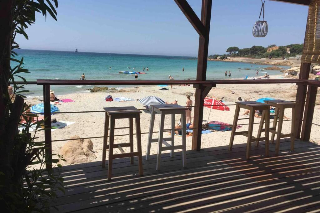 Ajaccio Magnifique T2 Neuf 40M2 Avec Balcon Au Trottel 4 Couchages Wifi Clim Parking Plage A Pieds 100M מראה חיצוני תמונה